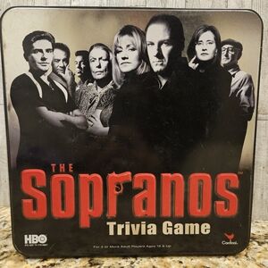HBO The Sopranos Trivia Game w/Collectible Tin Box